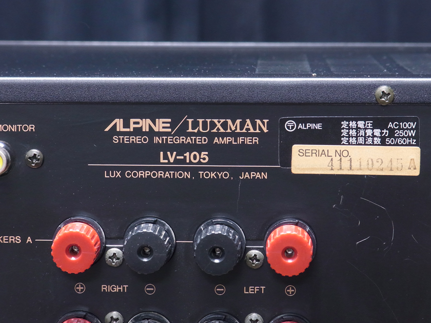 ALPINE LUXMAN LV-105 ץᥤ󥢥 1